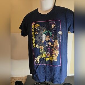 My Hero Academia Navy Blue T Shirt Small 34/36 Japanese Anime.
